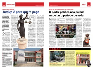 20 21CHELAPRESS | 14 DE julho 2014CHELAPRESS | 14 DE julho 2014
Magistratura Pesca
N
o meio do crescen-
te caos de pobreza e
fome que se instala
no espaço angolano
e em particular na província de
Benguela, que assusta os seus
habitantes e o mundo e abre
caminho a todos os cenários de
corrupçãopara ludibriado-
res, oportunistas, extre-
mistas e populistas, o Jor-
nal ChelaPress espera que
os governantes que têm
vindo a parir orientações e
políticas desajustadas para
os mais diversos sectores,
certamente não se esque-
çam que em nada ajuda-
rão a redescobrirem o que
tem de especial Benguela.
E que, neste processo que
Benguela atravessa, e que
vai ainda apenas a meio,
como afirmou o nosso
querido Mario Vicente
(falecido), encontrem o es-
paço para o que Bengue-
la tem de diferente e que
vale a pena preservar.
Porque as alternati-
vas são duas e ambas de-
masiado más para serem
consideradas: a primeira é
Benguela eclipsar, e a se-
gunda é passar a ser igual
a qualquer outro lugar de Angola
e quiçá do mundo. São duas op-
ções más, para os benguelenses.
Mas são também más para as
outras províncias e para Angola,
porque é aqui, nesta Benguela,
que ainda se encontra inspiração
para um mundo melhor.
Benguela tem povo, mar, pei-
xe, agricultura e pecuária, indús-
tria, comércio, petróleo, porto de
águas profundas, Caminhos de
Ferro de Benguela, refinaria, ae-
O poder político não precisa
respeitar o período de veda
SECTOR DAS PESCAS INTRODUZ NO SEU LÉXICO A FOME
roporto nacional e internacional,
Associação das Acácias Rubras e
Jornal.
É verdade que, apesar de to-
das as crises, Benguela ainda é um
dos melhores lugares de Angola
para se viver. Mas é necessário,
também, reconhecer que esta já
não é a mesma Benguela de ou-
tros tempos e que está a mudar,
rapidamente, para caminhos que
não são por tradição os dos ben-
guelenses. E, fruto de tudo isto, já
não se sabe também como é que
será esta em médio prazo.
Muito terá de ser diferente,
travado e redireccionado para que
se honre as memórias de milhares
e milhares de angolanos que no
mar, em terra e no ar deram as
suas vidas.
Olhando ao que se passa em
vários sectores da vida sócio-eco-
nómico e político do país, o que é
dito por políticos e governantes,
o desenho das ajudas e políticas
concebidas para os mesmos, que
delas precisam, e o conjunto de
políticas que se instalamem diver-
sos sectores, muitas das quais são
induzidas pelo directório da área
que é de facto o “cambalacheiro”,
um símbolo dedesvirtuamento.
É uma pena ver uma das
maiores áreas pesqueiras de An-
gola partida em diversas agendas
egoístas e divergentes, incapaz
de se afirmar globalmente com
uma linha de actuação colectiva
que coloque os pescadores e os
armadores, maiores interessados,
no centro da política. Mesmo de-
baixo dos olhares dos pescadores,
armadores e população em geral,
eles impunemente, pescaram e
venderam nas praias de Benguela
toneladas de carapau.
Face o que aconteceu no Lo-
bito, no Namibe e em Luanda, em
que três grandes barcos de arras-
tos pelágicos, pertenças
da empresa Pescas Ex-
pertise, agenciados pela
M.D.V.I.A.S. do senhor
Ashot, com capacidades
de aproximadamente
2.000 toneladas por cada
embarcação, publicamen-
te comercializaram cara-
pau pescado nas águas
angolanas, quando era
suposta a sua interdição,
conforme orientação su-
perior ou documento
em anexo.Estava sendo
observado o período de
veda, conforme, mais
uma vez, o documento
em anexo. A grande dúvi-
da é se Benguela, e parti-
cularmente os pescadores
e armadores, deve ou não
acatar as orientações des-
cabidas provenientes do
Ministério das Pescas e
sua fiscalização ou acabar
com tudo isto, que ao ver
do Jornal ChelaPress é uma au-
têntica palhaçada para engordar
meia dezena de políticos e fami-
liares. Quem são eles? Eles são
conhecidos do sector pesqueiro.
Todavia, estas medidas e po-
sições, que se supõem vindas de
entidades com responsabilidades
acrescidas, estão em completa
contradição com o que tem sido
a narrativa do sector das pescas
sobre a veda (preservação do ca-
rapau) e a crise, não obstante as
dúvidas quanto a ela, que pairam
sobre o mar angolano.
Assim sendo, ou se anula a
actual narrativa, reconhecendo os
erros a que conduziu, ou vai faltar
convicção para aplicação de me-
didas consequentes.
A lei e suas respectivas orien-
tações têm sempre um sector
alvo, cumpridas por uns e não
por outros. É caso para dizer que
em Angola existem filhos e ente-
ados. Aos chefes tudo é permiti-
do, cabendo aos trabalhadores,
os que tão corpo ao país, morrer
de fome.
Não nos esqueçamos de que
o carapau, assim como a sardinha,
constitui a base da alimentação
do povo angolano e o período da
veda (preservação dos pelágicos)
serve muitas vezes para beneficiar
uns e prejudicar outros. Pois, nem
todos cumprem!
RADAR
PORRA! ASSIM TAMBÉM JÁ NÃO
O tempo em que Benguela era administrada ao gosto
do conduto de Manuel Francisco parece estar no-
vamente a ganhar força quimbótica. Como se já não
bastassem as inestéticas tabernas que quem
quer constrói na frontaria das residências,
dos cubículos que por estranhos são cons-
truídos nos terraços dos prédios, também já
se ressente o incómodo coma ocupação de
2/3 dos passeios frente aos bares, em vez
do 1/3 que é o que deve ser. Agora, com se
diz na gíria, dá-se a mão querem o braço,
a antiga Pastelaria Cici, (actual Benguela’s
Café), entendeu por bem de toda uma
ilustre estupidez, a que já estávamos desabi-
tuados, ocupar na sua totalidade o passeio
público, num intolerável desrespeito aos
transeuntes e numa violação às normas do
civismo e convivência gregária que se quer
urbana e salutar. Mas que, teimosamente,
uma impreparação bem treinada, faz preva-
lecer a contra gosto. Primeiro começaram
por ocupar 2/3 do passeio reservado aos
pedestres, de forma errónea, do lancil para a
parede, quando deve ser no inverso. Agora,
com alguma licença alavancada, fecharam o passeio no
seu todo e, quem quiser que vá à merda ou passe pela
estrada.
Porra meus senhores que assim também já é demais.
UM PESO E DUAS MEDIDAS
vidência cautelar num processo
ordinário, uma vez que “os pro-
cedimentos cautelares consti-
tuem os meios para que o titular
do direito dispõe para acautelar
o efeito útil da acção”, visando
com ele impedir que durantea
pendênciade qualquer acção-
declarativa ou executiva a si-
tuação de facto se altere de
modo a que a sentença nela
proferida, sendo favorável,
perca toda a sua eficácia
ou parte dela, segundo o
eminente Prof. Antunes
Varela – Manual de Pro-
cesso Civil, 2ª edição pág.
23 (vide também artigo
2º in fine, do C.P.C).
Salvo melhor opinião,
o próprio legislador, no
que toca ao articulado
da contestação,inseriu-
lhe no leque do processo
ordinário ou comum, exvi
artigo 486º e seguintes do
C.P.C..
Daí a razão de não fazer
sentido algum ter lugar o arti-
culado da contestação propria-
mente dita nos presentes autos
de Providência Cautelar Não Es-
pecificada.
Porém, é de referir ainda
mesmo que admitíssemos a
mera hipótese de considerar a
“oposição” a que se refere o nº
2 do artigo 400º do C.P.C., como
Contestação propriamente
dita, ainda assim estaría-
mos a fazer uma inter-
pretação errónea da
norma, uma vez que
a “oposição” a que
se refere o legislador
não é a contestação
propriamente dita, mas
sim audição do réu, tal
como confirma o aludido nº
1 ab initio e 2 ab initio ambos
do artigo 400º do C.P.C..
Assim sendo deve a juíza
Elsa Sinde indeferir o articu-
Justiça é para quem paga
O jornal ChelaPress,
sendo um auxiliar
dos poderes políticos,
compulsando a legis-
lação civil em vigor no
ordenamento jurídico
angolano, mormente,
o Código de Processo
Civil, nos seus arti-
gos 399º, 400º e 401º,
a que se referem as
Providências Cautela-
res Não Especificadas,
verificou nitidamente
que em momento al-
gum nas Providências
Cautelares Não Espe-
cificadas têm lugar o
articulado da contes-
tação.
Rosário de fátima vaz soares
borrego, herdeira única e uni-
versal de antónio soares bor-
rego, em sua defesa, apresenta
os seguintes documentos:
Parecer do Procurador Geral da
República
Desconfisco dos bens exarado em
Diário da República
Certidão emitida pela Repartição
Fiscal de Benguela
Certidão de Repúdio de heran-
ça da irmã Clementina Vaz Soares
Borrego
Certidão de Rectificção de Habili-
tação de Herança
Ofício da Direcção Provincial do
Ordenamento do Território, Ur-
banismo, Habitação e Ambiente,
certificando em como os imóveis em
tempo algum estiveram intervencio-
nados
Carta de anulação do contrato de
arrendamento com António Francis-
co Umbelino Vicente. Há cinco anos
que ocupa o imóvel sem pagar uma
única renda.
O
s nº 1 e 2 abinitio do
artigo 400º do C.P.C, a
que se refere o proces-
samento da Providên-
cia Cautelar Não Especificada, é
bastante claro na medida em que
nos diz claramente que “depois
de o requerente oferecer prova
sumária do direito ameaçado e
justificado o receio da lesão, o
Tribunal ouvirá o Réu, desde que
esta audiência não ponha em ris-
co o fim da providência”...
Acrescenta ainda o legislador
no nº 3 do supracitado artigo
que “se o Réu não tiver sido ouvi-
do, o Juiz pode ordenar também
todas as diligências de provas
necessárias”.
Considerando as referidas
disposições legais, em momen-
to algum, o legislador estatuiu o
articulado da contestação com
intuito de não transformar a pro-
(Presidência da República, Mi-
nistério da Justiça, Ministério
do Urbanismo, Ministério da
Construção, Tribunal Supremo,
Procuradoria Geral da República
e outros), concluindo com o re-
conhecimento de que o confisco
ora efetuado do imóvel sub ju-
dice fora ilegal:
O próprio Estado, através
dos seus órgãos competentes,
ordenouimediatamente a re-
posição da legalidade, através
da publicação da anulação do
confisco, reintegrando o imóvel
na situação que anteriormente
existia, (Vide Despacho Conjunto
nº 397/12, de 30 de Abril anexos
aos autos).
Porém, o que está em causa
na presente disputa não é o re-
conhecimento ou não da titulari-
dade do imóvel em questão, até
porque para se decretar a presen-
te providência é apenas necessá-
rio que estejam preenchidos os 5
(cinco) requisitos da Providência
Cautelar Não Especificada;
Para determinação do pri-
meiro requisito, pelo qual tanto
Rosário de Fátima Borrego se
debate (a existência de um di-
reito), basta um juízo de proba-
bilidade e um juízo de certeza.
Todavia, não há dúvida alguma
que os referidos requisitos legais
encontram-se preenchidos in
casu em apreço, tal como já tinha
sido referido inicialmente.
Nestes termos e nos demais
de direito, em nome da justiça,
como virtude das virtudes, se te-
nha em atenção o especial valor
dos fundamentos evocados.
Em gesto de remate final, o
jornal ChelaPress, com efeito,
mantém todas as suas considera-
ções quanto ao direito na Provi-
dência Cautelar Não Especificada
e apela ao Ministério Público e
ao Tribunal Supremo intervenção
justa, evidenciando limitações do
tribunal em causa.
lado da contestação juntando
aos autos apresentados pela
senhora Rosário de Fátima
Vaz Soares Borrego, orde-
nando adesarticulação do
mesmo dos
autos e toda
a documen-
tação que a
acompanha,
devolvendo
todo o ex-
pediente a
parte que a
apresentou,
em obedi-
ência ao princípio da legalida-
de com dignidade constitucional,
ex vi artigo 6º e artigo 177º nº
1, conjugado com o estatuído no
artigo 400º do C.P.C..
Não se pode fazer justiça
com base no revanchismo, na
retaliação. A juíza Sinde e a ju-
íza Lizandra Amaral estão a ser
pouco inteligentes para as fun-
ções que ocupam.
Tal como já se referiu, a se-
nhora Rosário de Fátima Vaz
Soares Borrego, é legítima pro-
prietária do imóvel situado na
Rua Aires de Almeida Santos nº
158-A, 166, inscrito na matriz
predial nº 705, adquirido por he-
rança, como resultado da morte
de seu pai, de cujus António da
Cruz Soares Borrego, conforme
provam os documentos anexos
aos autos.
O Jornal ChelaPress conside-
ra totalmente descabidose falso-
sos argumentos aduzidos pelo
Francisco Umbelino Vicente,
quando diz que celebrou o
contrato com Rosário de Fá-
tima Vaz Borrego numa altura
em que o mesmo desconhecia a
existência do confisco do imóvel
àfavor do Estado, escamoteando
a verdade e ignorando os vários
recursos apresentados pela Ro-
sário de Fátima Vaz Borrego,
dirigidos aos órgãos do Estado
Juiz Presidente Victor Assuilo – Presente!
Católico não praticante, agosteiro e famoso pelo estilo
enérgico, o juiz presidente Victor Assuilo tem a missão de
recuperar a credibilidade de uma corporação em crise.
 