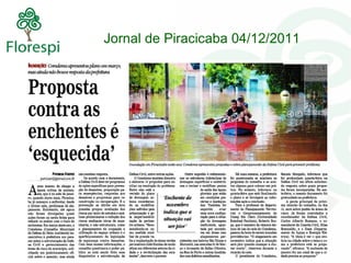 Jornal de Piracicaba 04/12/2011 