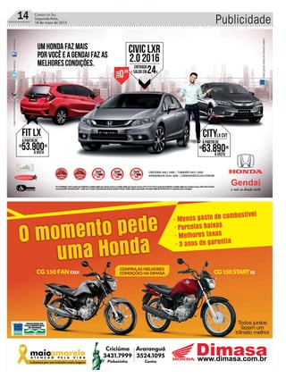 Publicidade14 Correio do Sul
Segunda-feira,
18 de maio de 2015
 
