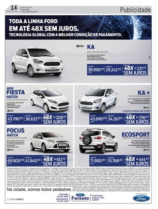 Publicidade14 Correio do Sul
Terça-feira,
21 de julho de 2015
 