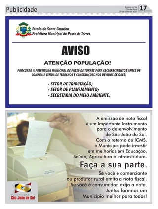 Publicidade 17Correio do Sul
Quinta-feira,
30 de julho de 2015
 