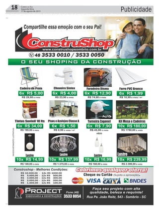 18 Correio do Sul
Segunda-feira,
17 de agosto de 2015 Publicidade
 