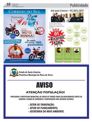 10 Correio do Sul
Terça-feira,
25 de agosto de 2015 Publicidade
 