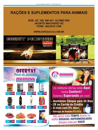 SEXTA-FEIRA, SÁBADO E DOMINGO, 1, 2 E 3 DE SETEMBRO DE 2017
 