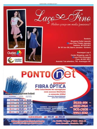 QUINTA-FEIRA, 2 DE MARÇO DE 2017
 