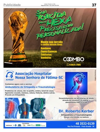 37Publicidade Jornal Correio do Sul
Segunda-Feira, 2 de Julho de 2018
 