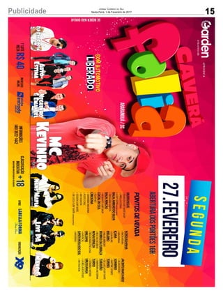 15Publicidade Jornal Correio do Sul
Sexta-Feira, 3 de Fevereiro de 2017
 