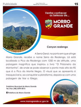15Publicidade Jornal Correio do Sul
Segunda-Feira, 3 de Julho de 2017
 