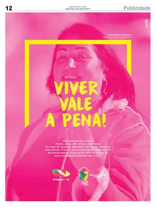12 PublicidadeJornal Correio do Sul
Terça-Feira, 4 de Julho de 2017
 