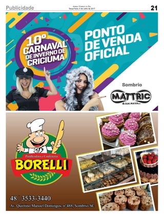 21Publicidade Jornal Correio do Sul
Terça-Feira, 4 de Julho de 2017
 