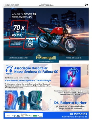 21Publicidade Jornal Correio do Sul
Sexta-Feira, 4 de Maio de 2018
 