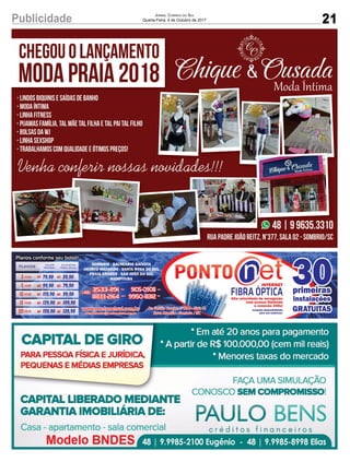 21Publicidade Jornal Correio do Sul
Quarta-Feira, 4 de Outubro de 2017
 