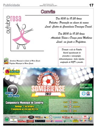 17Publicidade Jornal Correio do Sul
Quinta-Feira, 5 de Outubro de 2017
 