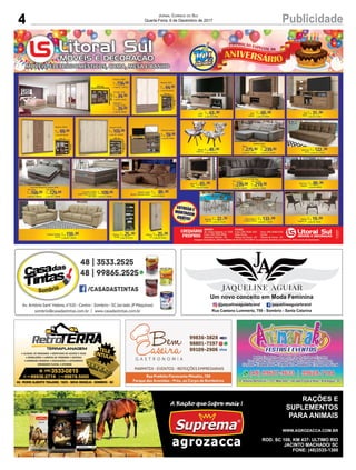 4 PublicidadeJornal Correio do Sul
Quarta-Feira, 6 de Dezembro de 2017
 
