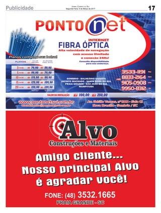 17Publicidade Jornal Correio do Sul
Segunda-Feira, 6 de Março de 2017
 