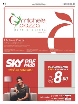 18 PublicidadeJornal Correio do Sul
Segunda-Feira, 6 de Março de 2017
 
