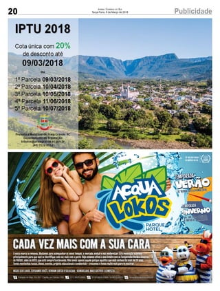 20 PublicidadeJORNAL CORREIO DO SUL
Terça-Feira, 6 de Março de 2018
 