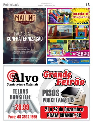 13Publicidade Jornal Correio do Sul
Sexta-feira, 7 de Dezembro de 2018
 