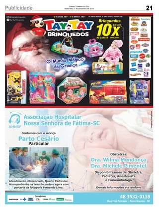 21Publicidade Jornal Correio do Sul
Sexta-feira, 7 de Dezembro de 2018
 