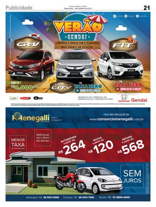 21Publicidade Jornal Correio do Sul
Terça-Feira, 7 de Fevereiro de 2017
 