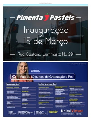 QUARTA-FEIRA, 7 DE MARÇO DE 2018
 