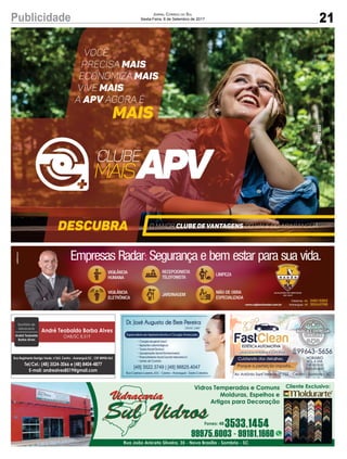 21Publicidade Jornal Correio do Sul
Sexta-Feira, 8 de Setembro de 2017
 