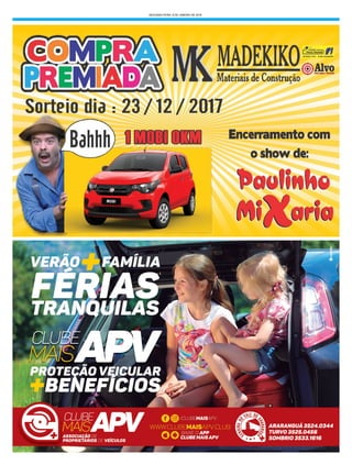 SEGUNDA-FEIRA, 8 DE JANEIRO DE 2018
 