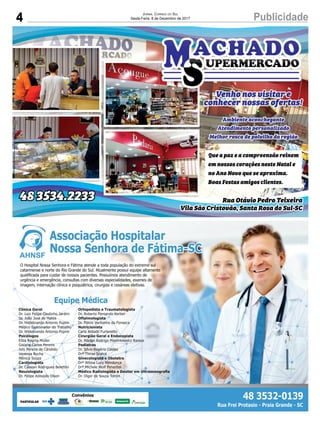 4 PublicidadeJornal Correio do Sul
Sexta-Feira, 8 de Dezembro de 2017
 