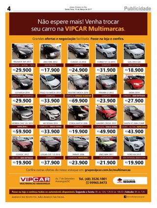 4 PublicidadeJornal Correio do Sul
Sexta-Feira, 10 de Março de 2017
 