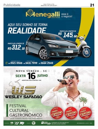 21Publicidade Jornal Correio do Sul
Sexta-Feira, 9 de Junho de 2017
 