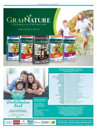 SEXTA-FEIRA, 9 A DOMINGO, 11 DE NOVEMBRO DE 2018
 