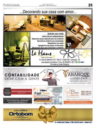 25Publicidade Jornal Correio do Sul
Terça-Feira, 10 de Outubro de 2017
 