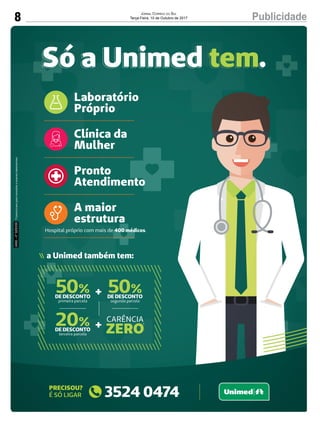 8 PublicidadeJornal Correio do Sul
Terça-Feira, 10 de Outubro de 2017
 