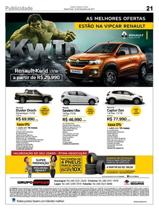 21Publicidade Jornal Correio do Sul
Sexta-Feira, 10 de Novembro de 2017
 