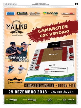 13Publicidade Jornal Correio do Sul
Segunda-feira, 10 de Dezembro de 2018
 