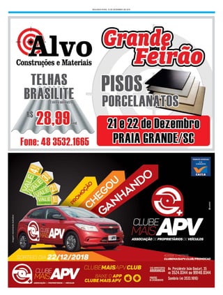 SEGUNDA-FEIRA, 10 DE DEZEMBRO DE 2018
 