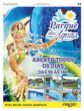 13Publicidade Jornal Correio do Sul
Quinta-Feira, 11 de Janeiro de 2018
 