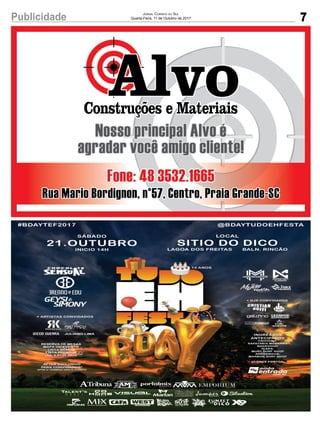7Publicidade Jornal Correio do Sul
Quarta-Feira, 11 de Outubro de 2017
 