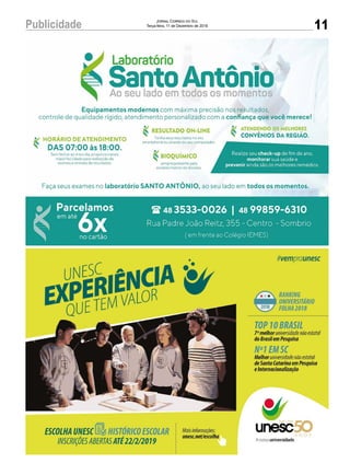 11Publicidade Jornal Correio do Sul
Terça-feira, 11 de Dezembro de 2018
 