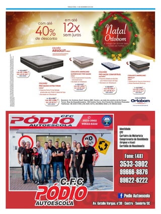 TERÇA-FEIRA, 11 DE DEZEMBRO DE 2018
 