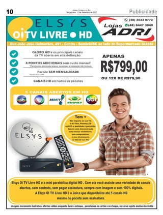 10 PublicidadeJornal Correio do Sul
Terça-Feira, 12 de Setembro de 2017
 