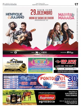 17Publicidade Jornal Correio do Sul
Quarta-Feira, 13 de Dezembro de 2017
 