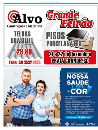 QUINTA-FEIRA, 13 DE DEZEMBRO DE 2018
 