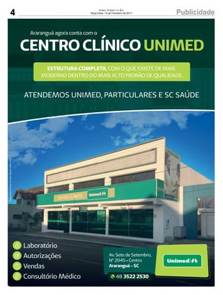 4 PublicidadeJornal Correio do Sul
Terça-Feira, 14 de Fevereiro de 2017
 