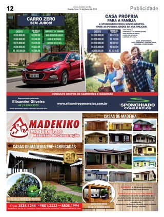 12 PublicidadeJornal Correio do Sul
Quarta-Feira, 14 de Março de 2018
 
