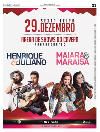 23Publicidade Jornal Correio do Sul
Quinta-Feira, 14 de Dezembro de 2017
 