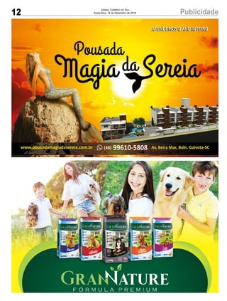 12 PublicidadeJornal Correio do Sul
Sexta-feira, 14 de Dezembro de 2018
 