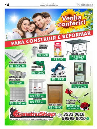 14 PublicidadeJornal Correio do Sul
Sexta-feira, 14 de Dezembro de 2018
 