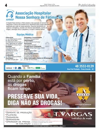 4 PublicidadeJornal Correio do Sul
Segunda-Feira, 15 de Janeiro de 2018
 
