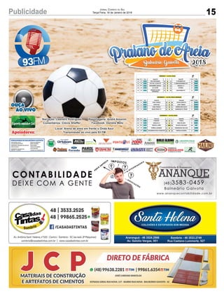 15Publicidade Jornal Correio do Sul
Terça-Feira, 16 de Janeiro de 2018
 